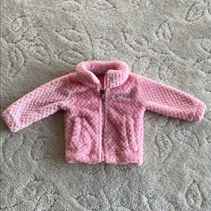Cozy Pink Fleece Jacket 3-6 month